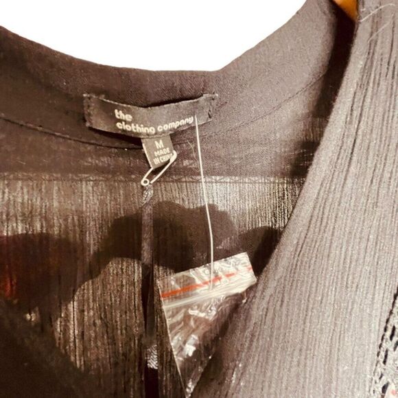 The Clothing Company x Vici | Flutter Slv V-Neck High-Lo Maxi Dress Size M | NWT - Picture 5 of 11